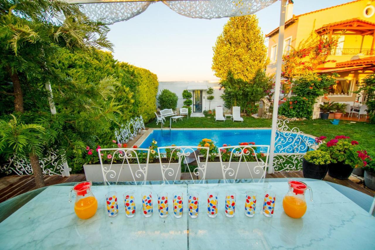 Villa Amelie-Private Pool Marathitis ภายนอก รูปภาพ